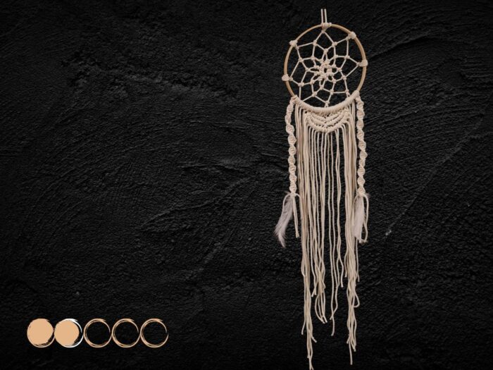 Macrame lapac snu se 2 pericky uvodni fotka