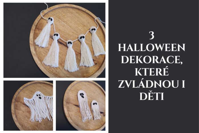 3 halloween dekorace, které zvládnou i děti