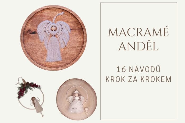 macramé anděl