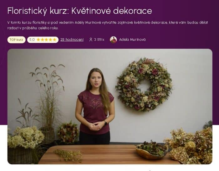 jarní věnec na dveře