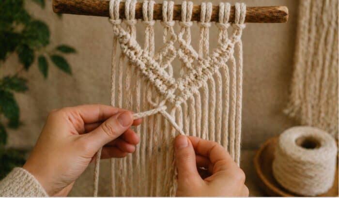 drhání 8 macramé