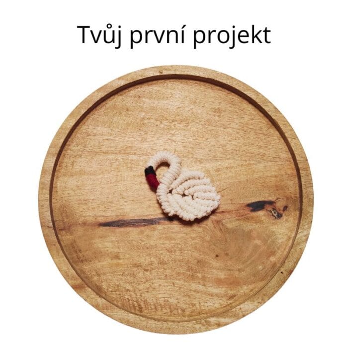 labuť macramé magnet pdf